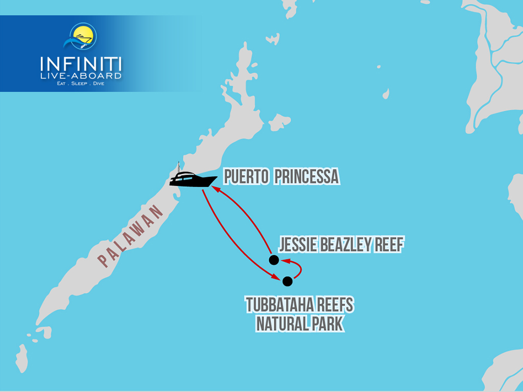 Tubbataha Reef Route